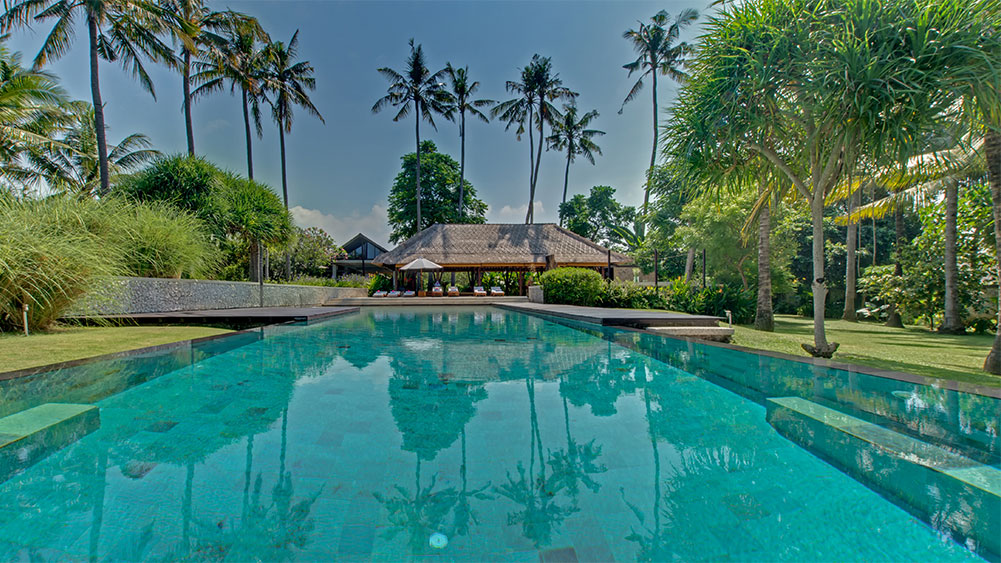 Samadhana - Pool area and Entertainment pavilion